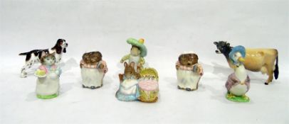 Collection of Beatrix Potter figures to include Mr