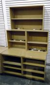 Two small Tapley bookshelves fitted adjustable shelves (VO22 in Tapley Catalogue 2001), 22" x 10¼" x