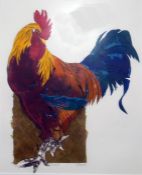 S Brown Mixed media Image of cockerel, limited edi