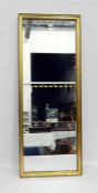 Gilt framed wall mirror