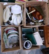 Various boxed table mats, Lady Claire and others, assorted ceramics, collectables, kitchenware,