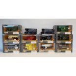 Assorted Corgi Classics removals lorries and coach