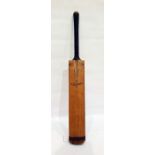 Vintage cricket bat, the autograph 'Treble Spring'