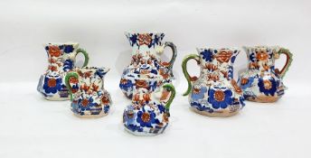 Collection of Masons Ironstone 'Imari' pattern jug