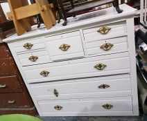 Edwardian white painted Scottish chest of drawers