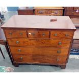 Early 19th century North of England mahogany chest