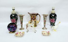 Quantity of decorative 20th century ceramics to in