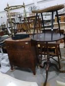 Lloyd Loom dressing table stool, a 19th century di