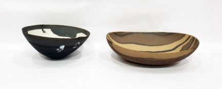 Two studio pottery dishes (2)