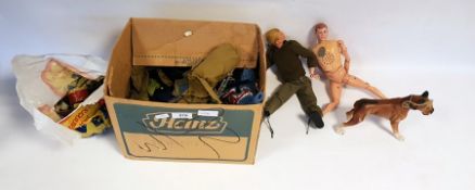 Assorted child's toys to include Palitoy articulat