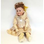 Armand Marseille of Germany bisque headed doll, st