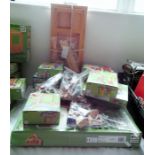 Large quantity of Plan toys and wooden sets, mostl