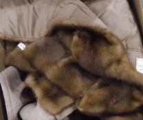 Three-quarter length mink jacket, labelled Harley