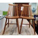 Four stickback dining chairs (4)