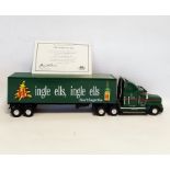 Matchbox Toys 'Spirit of J&B' lorry and trailer, M