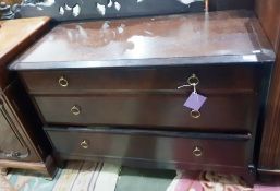 Stag Minstrel three-drawer chest