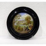 Framed pot lid 'Strathfieldsaye'