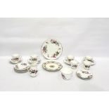 Wedgwood china 'Sandon' pattern teaset for six peo