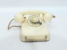 1950's/60's ivory German phone wired to work