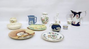 Quantity of decorative ceramics to include Royal W