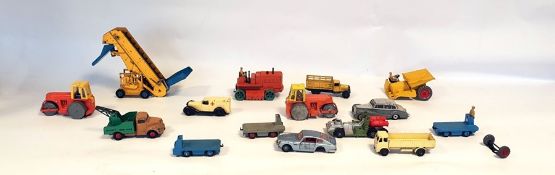 Small quantity of playworn Dinky toys (no boxes),