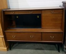 Mid 20th century teak sideboard, 122cm wide