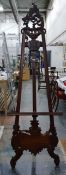 Edwardian mahogany/walnut(?) picture easel with or