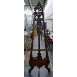 Edwardian mahogany/walnut(?) picture easel with or