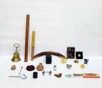 Assorted collectables including a boomerang, model