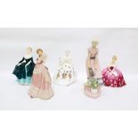 Quantity of Royal Doulton porcelain figures, 'Jani