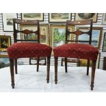 Set of six early 19th century mahogany dining chai