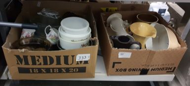 Stoneware coffee pot and coffee mugs, Russell Hobb