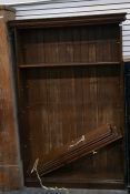 Late 19th century open bookcase with six adjustabl