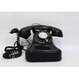 Bakelite Bucharest phone 1950's, wired to work