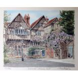 Various framed prints including : Eton College Col