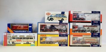 Assorted lorries and coach models mainly Corgi exa