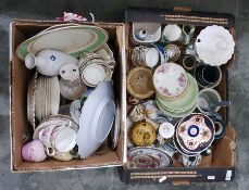 Quantity decorative ceramics (2 boxes)