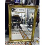 20th century bevel edge rectangular wall mirror in