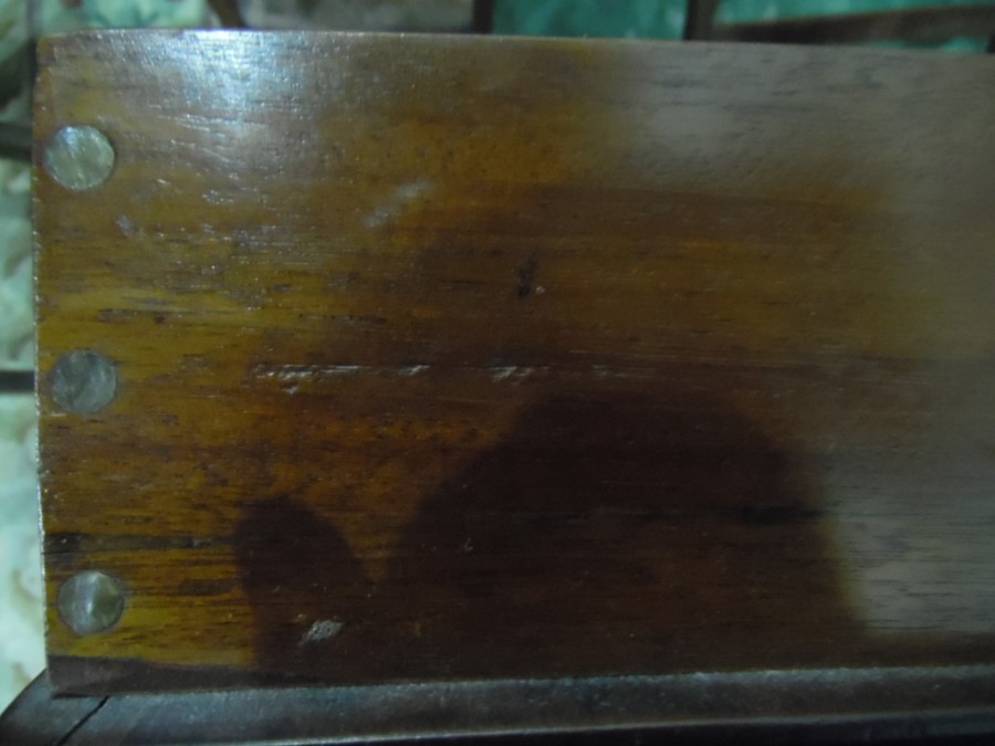 Victorian mahogany butler's tray with gallery surr - Image 9 of 12