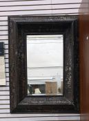 Reproduction Oriental wall mirror with rectangular