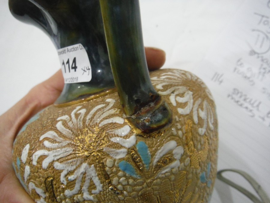 Doulton stoneware vase with bulbous neck, shoulder - Image 14 of 16