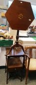 19th century mahogany rectangular top wash stand,