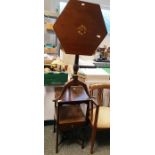 19th century mahogany rectangular top wash stand,