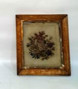 19th century framed needlepoint embroidery within