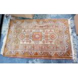 Eastern rug, the central cream ground field with s
