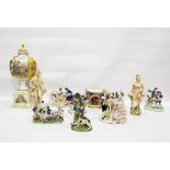 Collection of continental decorative porcelain fig