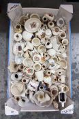 Large quantity of crested china items (1 box)