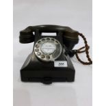 1950's GPO bakelite telephone wired to work