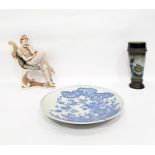 Chinese blue and white charger, decorated, an Aust
