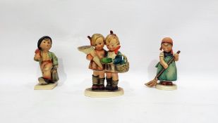 Three Goebel Hummel figures of children